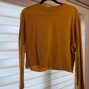 TNA Women's Mustard Long Sleeve Top